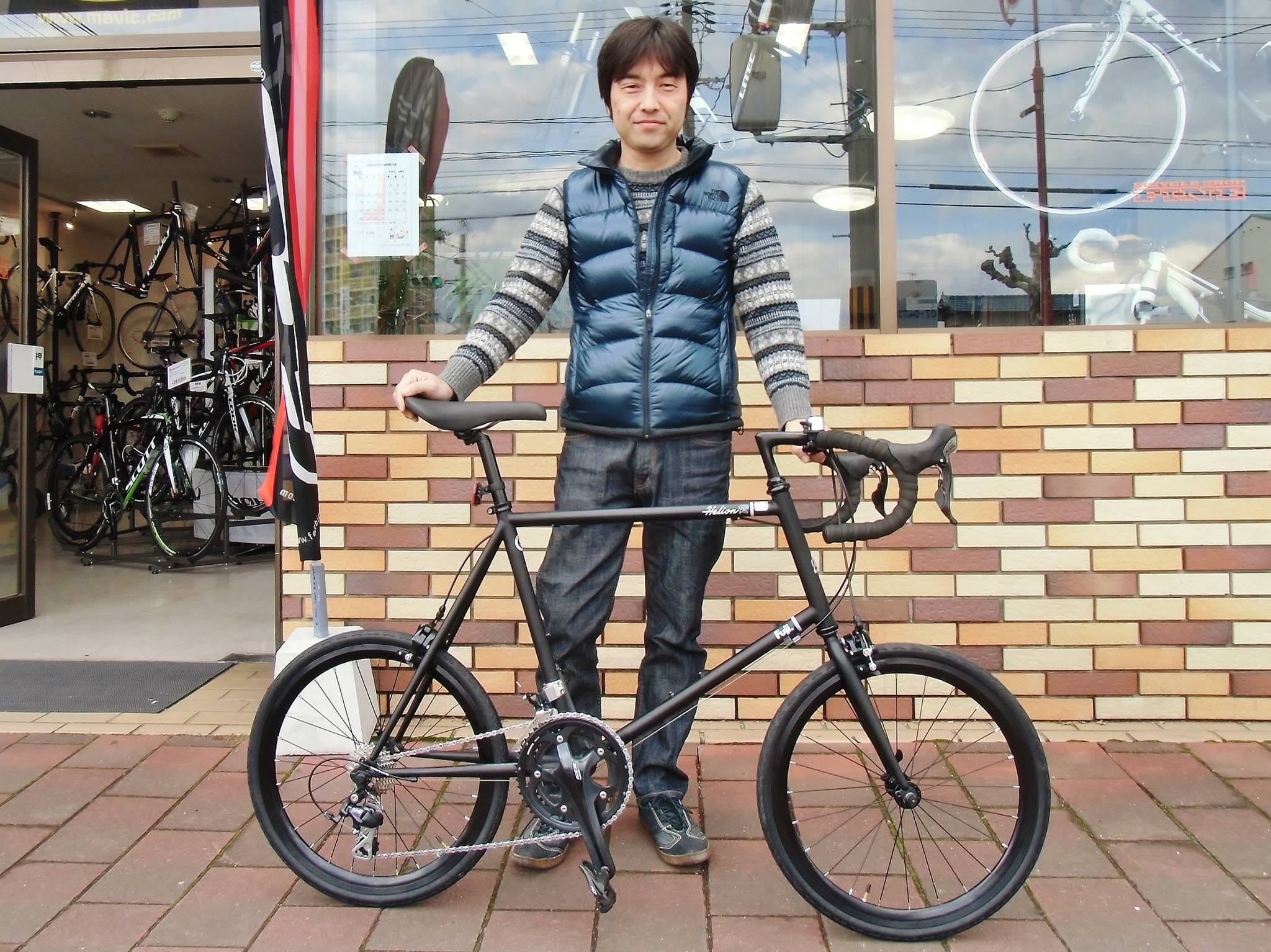 2015　ＦＵＪＩ　ＨＥＬＩＯＮ　Ｒ　フジ　ヘリオン　ミニベロ　小径車　サイクリング　ロングライド　しまなみ海道　広島県福山市