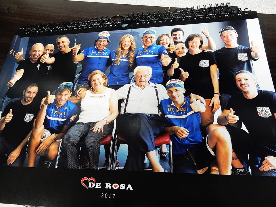 2017年　DE ROSA de rosa デローザ　イタリアメーカー　カレンダー　プレゼント　広島県福山市　FINE fine ファイン