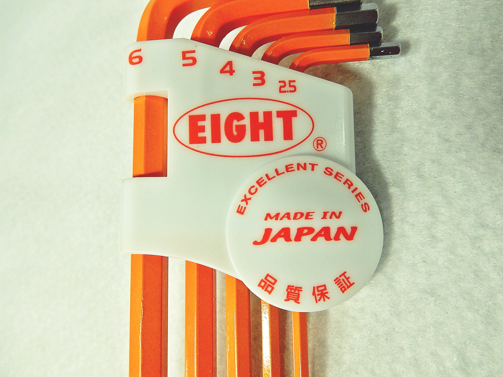 EIGHT eight エイト　ヘキサレンチ　六角レンチ　MADE IN JAPAN made in japan 日本製　工具　広島県福山市　FINE fine ファイン